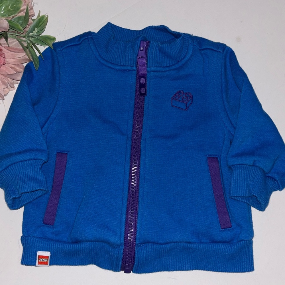 LEGO Blue Track Jacket 3-6 months Zip up Blue LEGO for Target track jacket